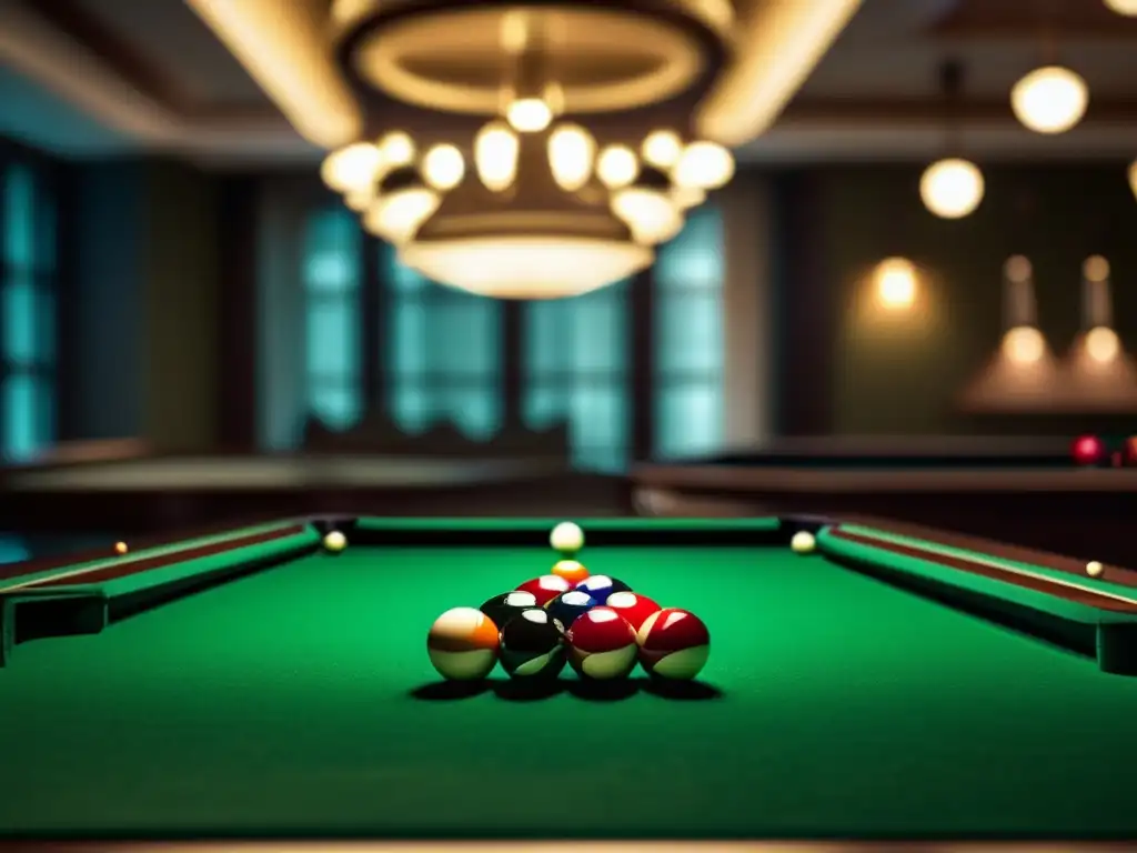 Detalles ultrafinos de mesa de billar con sensores integrados